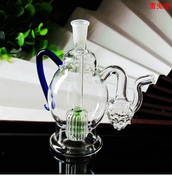 

hookah Small thick glass teapot type convenient hand is high 11CM wide 6CM color random delivery wholesale large better