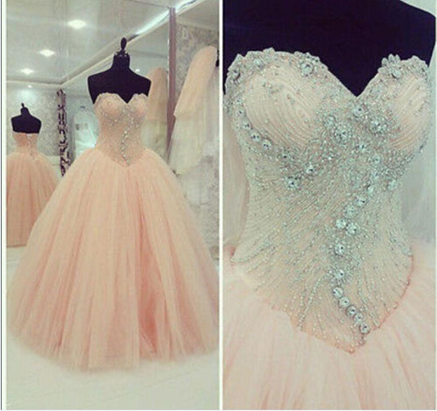 

2016 New Sweetheart Blue Quinceanera Dresses Ball Gown Beaded Crystal Lace Up Floor Length Formal Prom Pageant Party Sweet 16 Dress WD193, Custom made from color chart