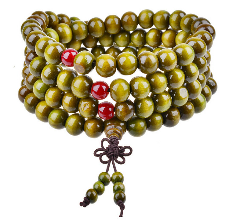 

Fashion Tibet Buddhism 108*8mm Wooden Rosary Bead Bracelet Multilayer Bowknot Bracelets Bodhi Sandalwood Bracelet jewelry Luck bracelets