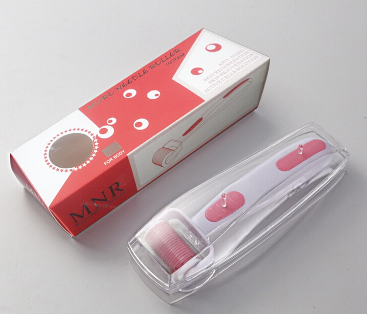

50pcs/lot makeup tool cosmetic dermaroller MNR 1200 Needles derma roller with interchangeble microneedle roller head 0.5mm-2.5mm for option