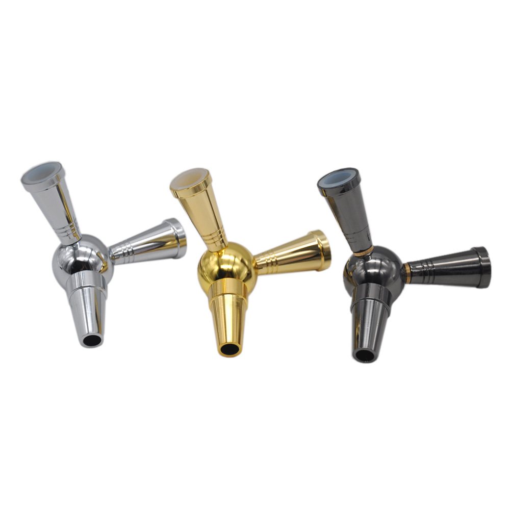 

Interface Pure Aluminum Stem Shisha Hookah Hose Adapter 1 to 2 Splitter Hose Connector Bypass Valve Shisha Accessories Wholesale