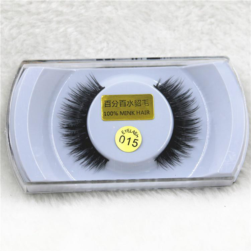 

15 Styles #001- #015 100% real mink eyelashes natural long thick false eyelashes fake lashes extensions handmade eyelashes