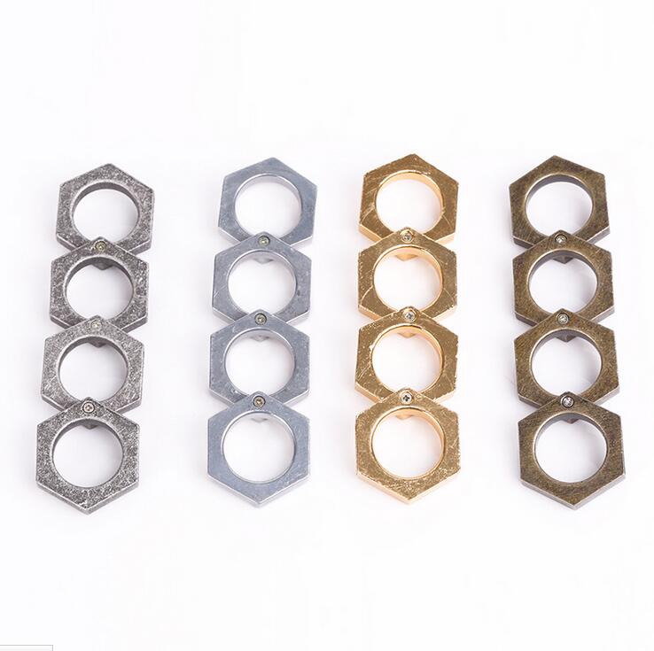 

High Quality New KNUCKLES Portable Outdoor Ring Adornment Self-defense Self-defenses Tool Self-defense Equipment