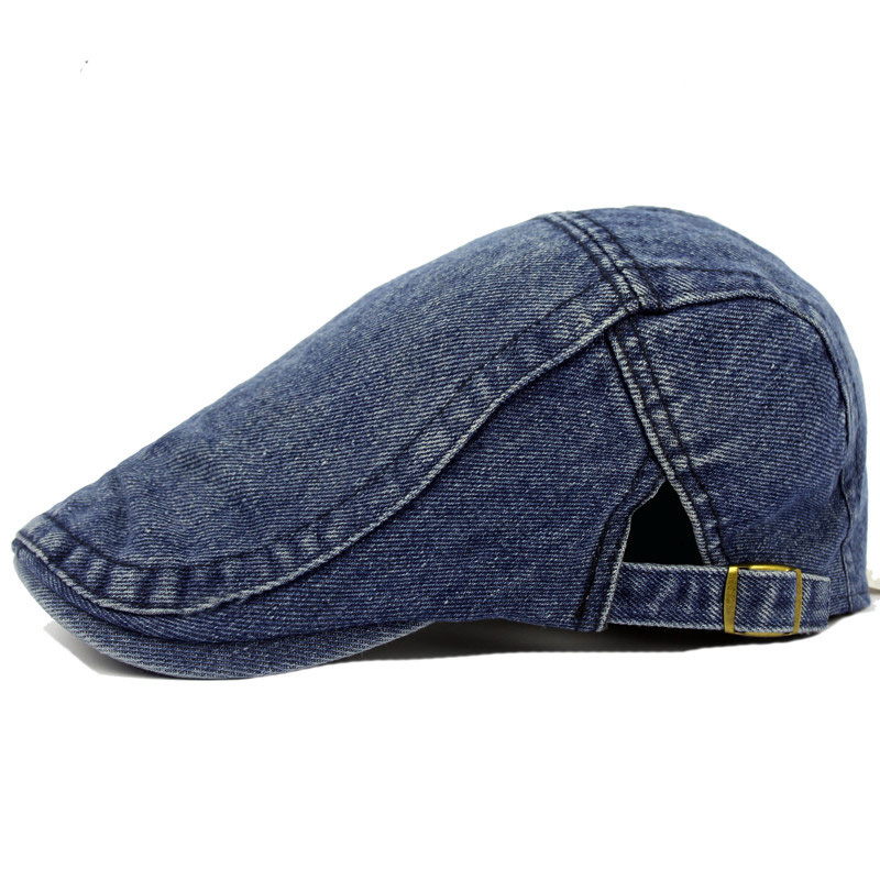 

Wholesale-Fashion Men Women Summer Denim Jeans Visors Hat Gatsby Cap Ivy Hat Golf Driving Sun Hat Flat Cabbie Newsboy Can Adjusted 13, Water jeans