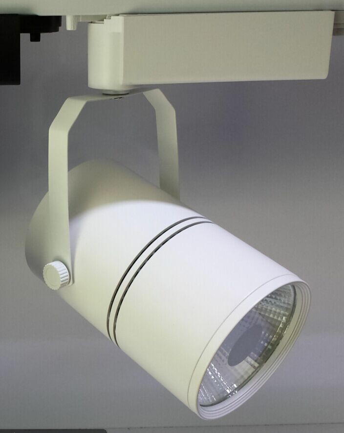 

High Quality 30W LED Track Light COB Spot Lights Downlights Driver AC85-265V Black Or White Shell Optional