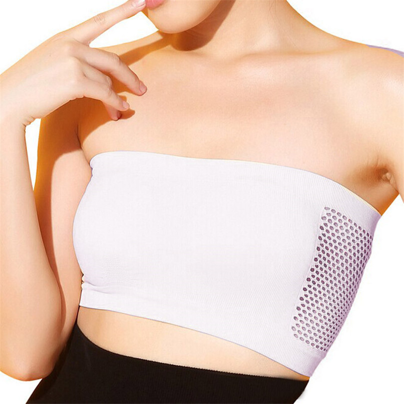 2019 Wholesale Modern Women Sexy Strapless Top Vest Breathable Sports