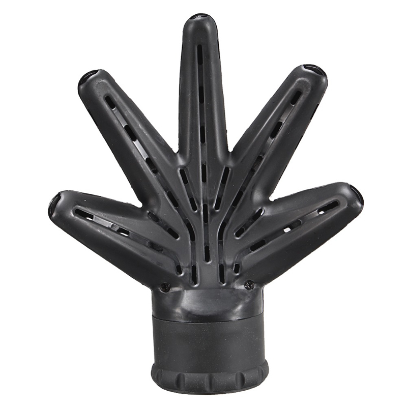

black hand shape plastic hair dryer diffuser 21*6cm styling accessory