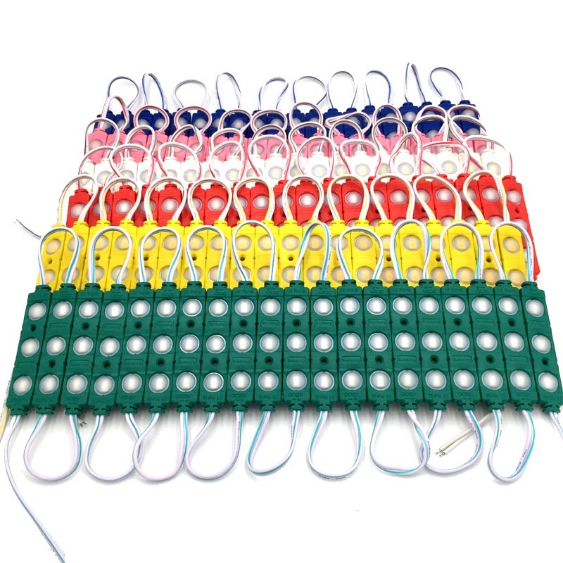 

LED Module 20PCS 2835 SMD 3LEDs White Warm White Red Green Blue Waterproof Light Advertising lamp DC 12V Wholesale