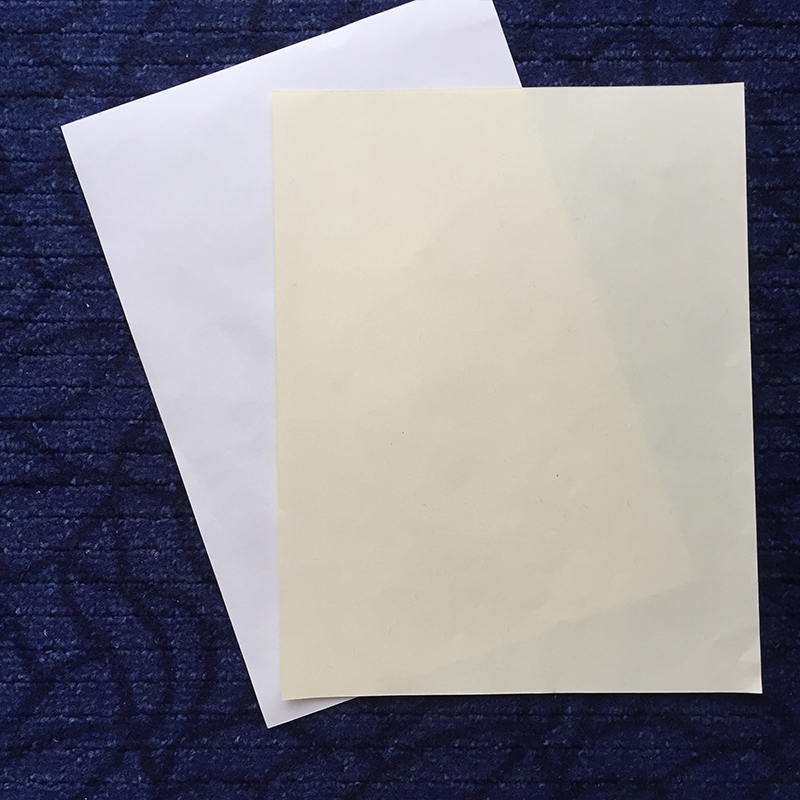 

security cotton paper A4 size high quality with red and blue fiber white and ivory color (JQ1720040611)