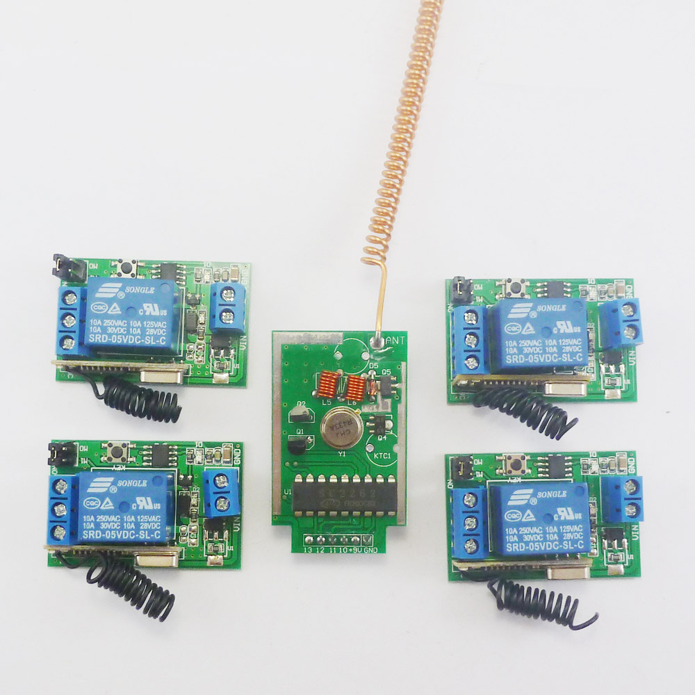 4 channel transmitter and receiver