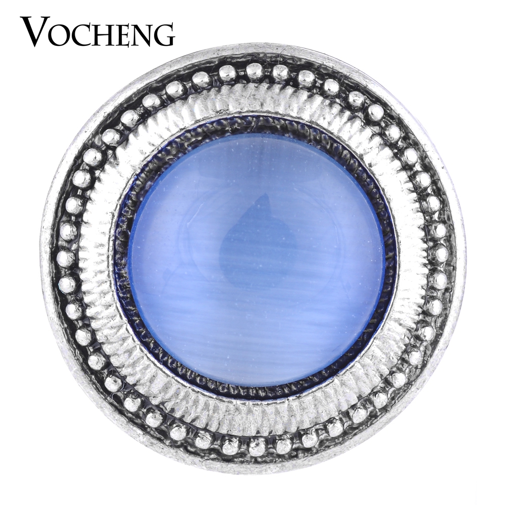 

VOCHENG NOOSA 18mm 3 Colors Rhinestone Vintage Interchangeable Button Jewelry Vn-1075