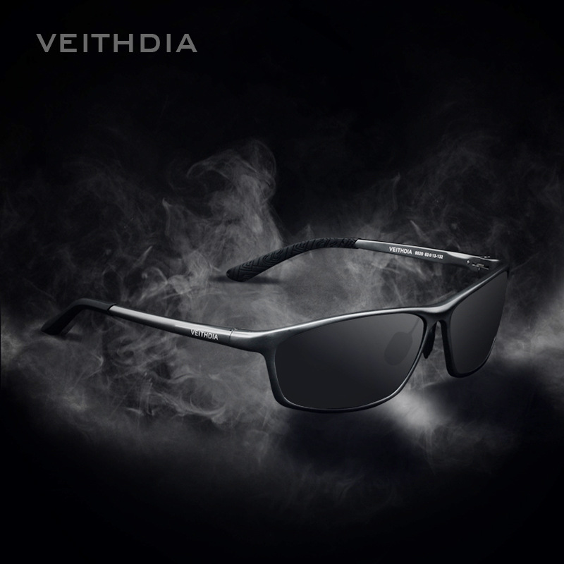 

VEITHDIA Brand Designer Aluminum Men's Polarized Sunglasses Sunglass Eyewear Accessories Men Blue Mirror Sun Glasses Goggle 6520