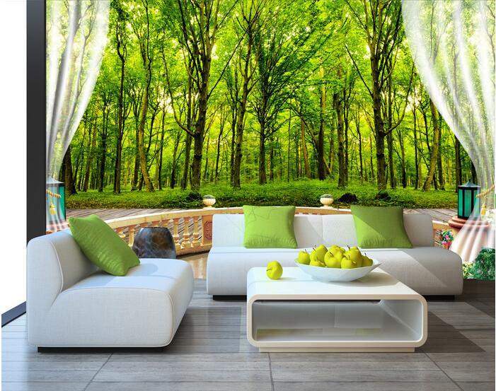 Green Forest Wall Stickers Ping