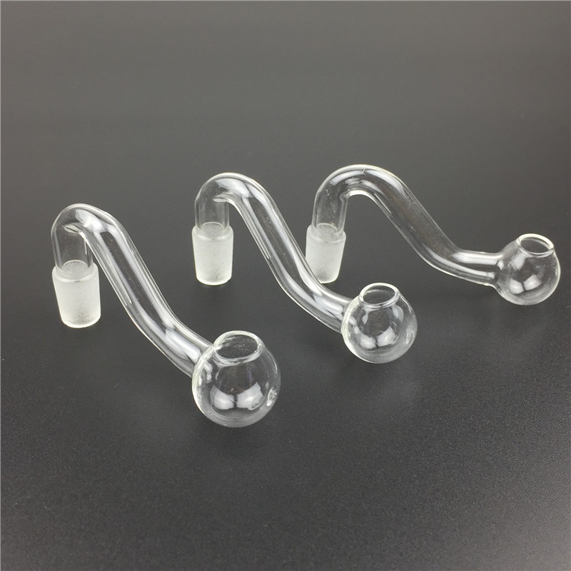 

pyrex glass oil burner pipe 10mm male clear glass tube water pipes for smoking cheap hand oil burner glass pipes