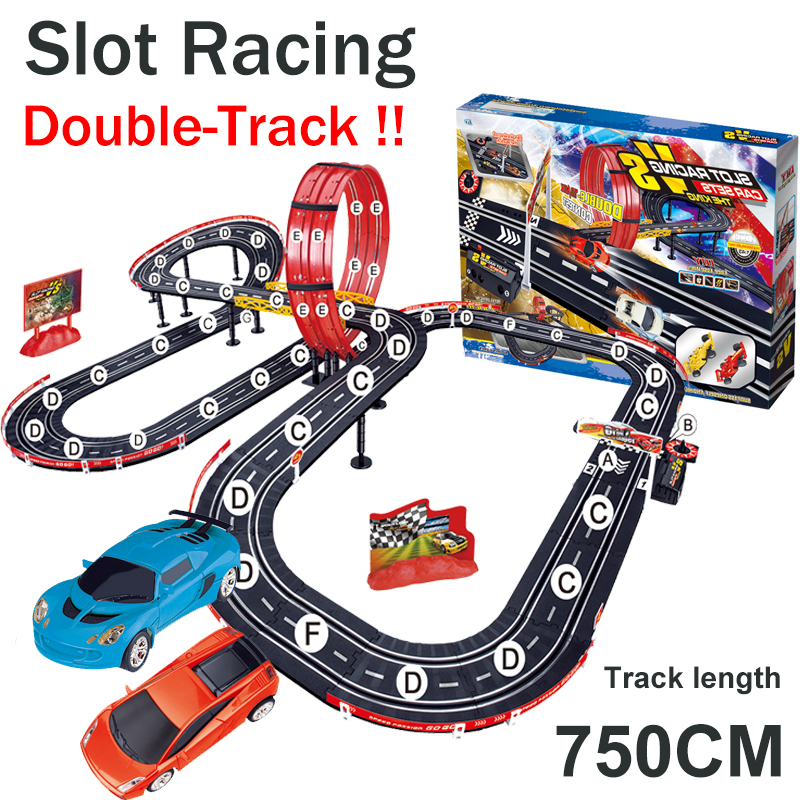 toy race car track sets