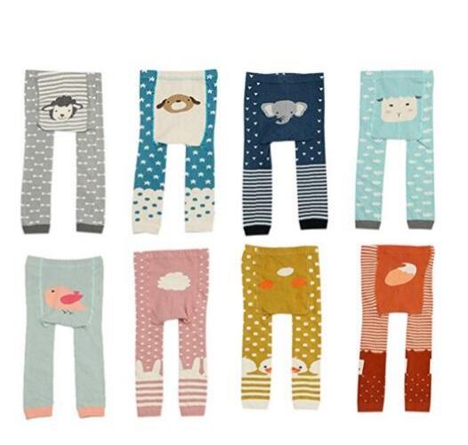 

New Arrival Kids Animal Leggings Children Kids PP Pants Long Trousers Cartoon Legging Cotton Baby Boys Girls Pants, Multi-color