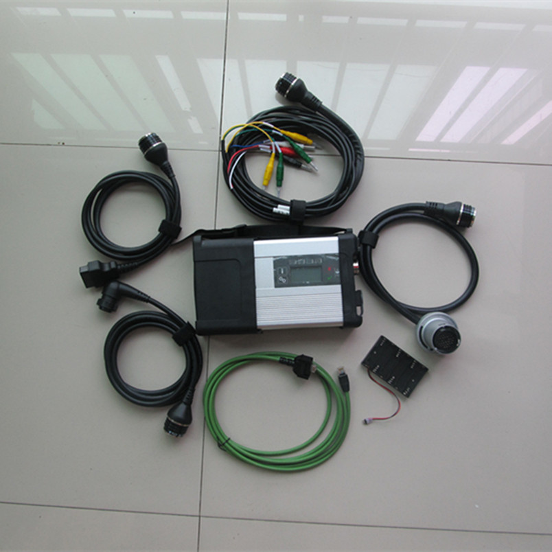 

scanner mb star compact c5 diagnosis tool without hdd wifi with 5 cables for cars and trucks new version of c4