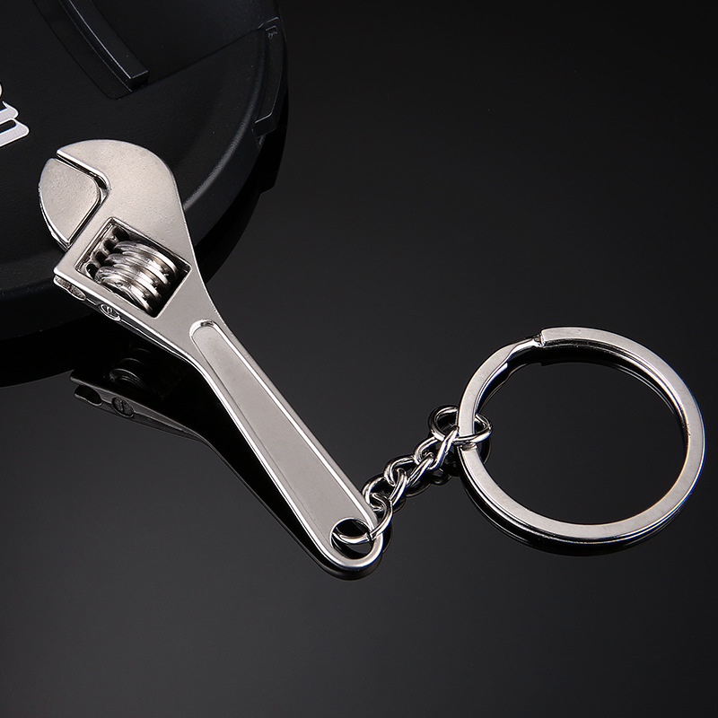 

Wedding Favors Party Gift Changeable Spanner Keychain Fashion Wrench Key Chain Alloy Silver Plated key ring