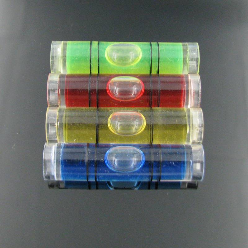 

(25 pieces /lot) 9.5*40 mm Plastic Tube Level Bubble Spirit level Bubble Four color