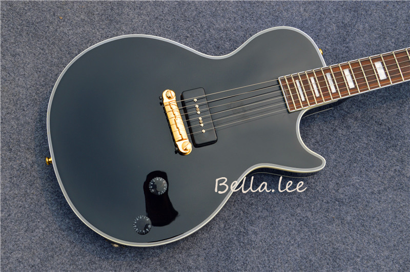 

Wholesale Custom classical Black color guitar electric with ebony fretboard,Made in China