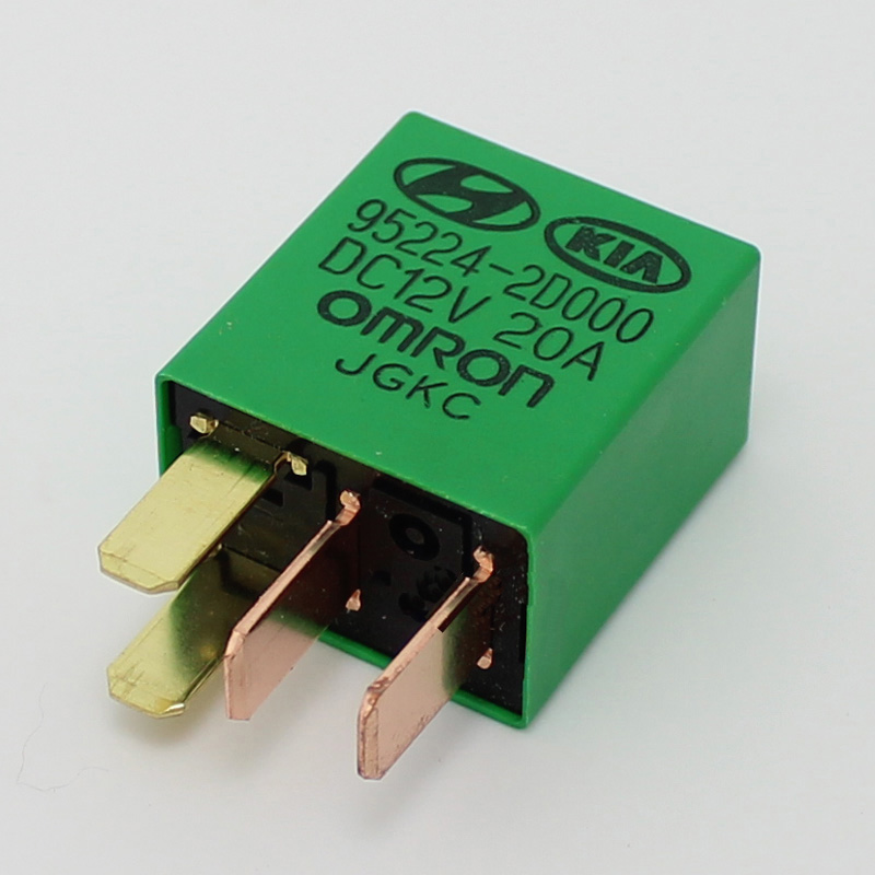 12V 20A Car violet relay for KIA OMRON 4 legs Green color-image-381125252