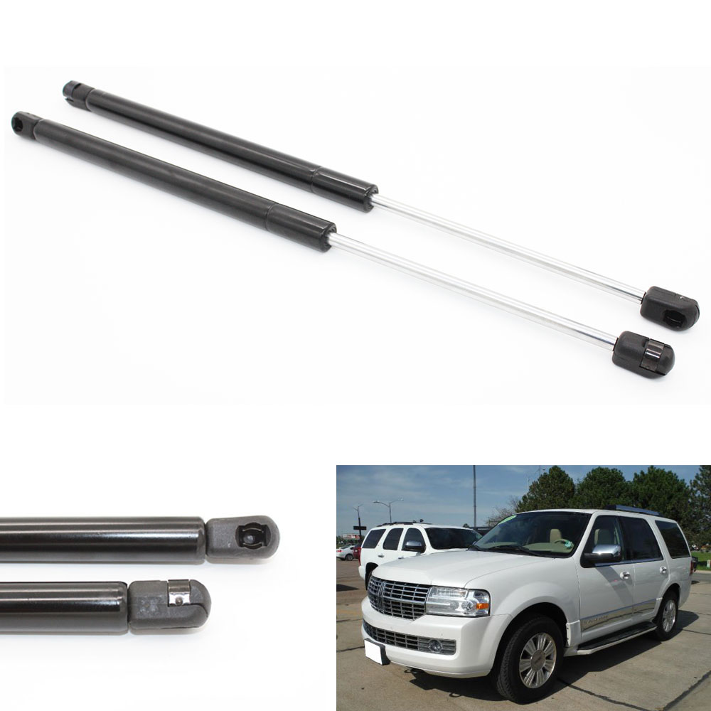 Support de levage pour capot avant de voiture, 2 pièces, chargé à gaz, pour navigateur Lincoln 2007 – 2008 2009 2010 2011 2012 2013 2014