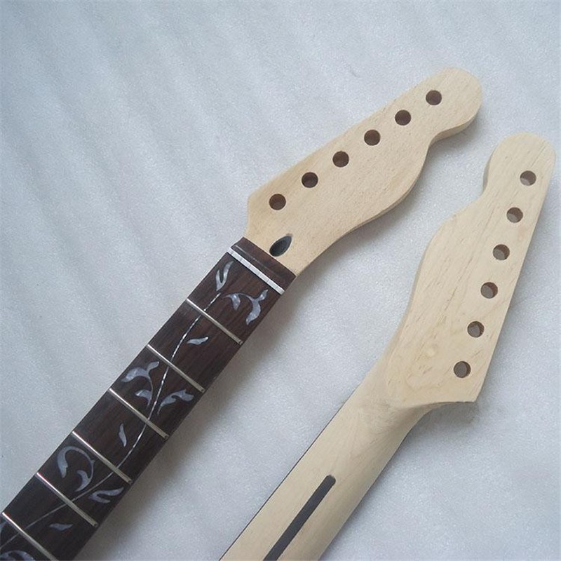 22 Frets The Tree of Life maple Electric Guitar Neck no paint Guitar Parts Wholesale musical instruments accessories