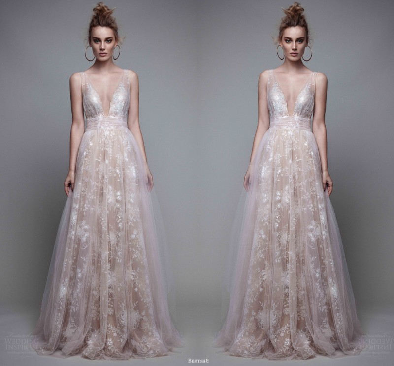 

Deep V Neck Tulle Covered Champagne Lace Prom Dresses 2017 A Line Sleeveless Evening Gowns Backless Special Occasion Pageant Dresses, Yellow