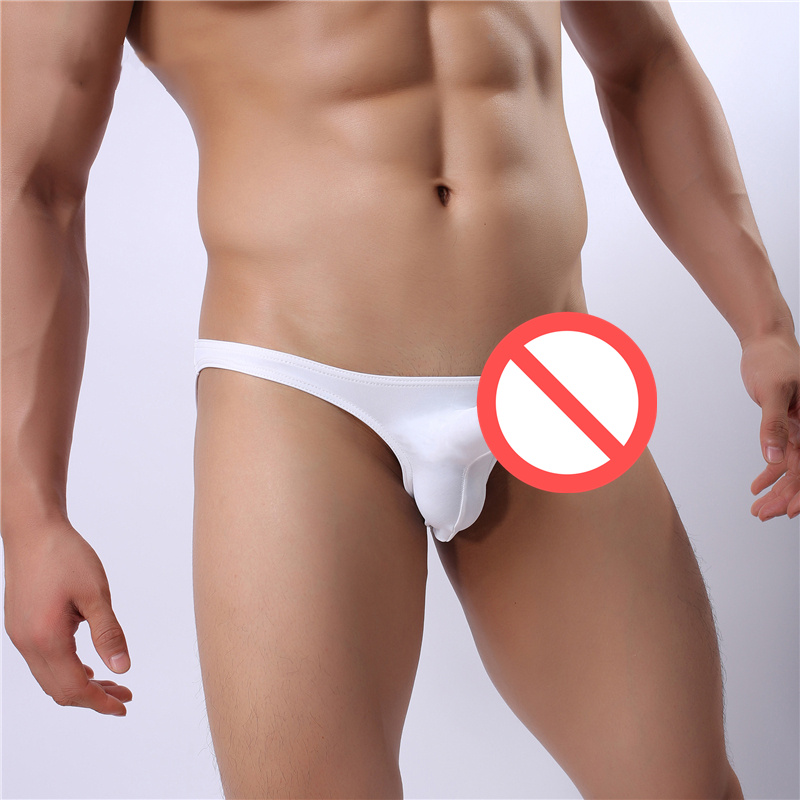 Sexy Erotic Men Underwear Gay Briefs U Convex Big Penis Pouch Design Men Nylon Briefs for Man Bikini Hot Sale Underpants SJJ34