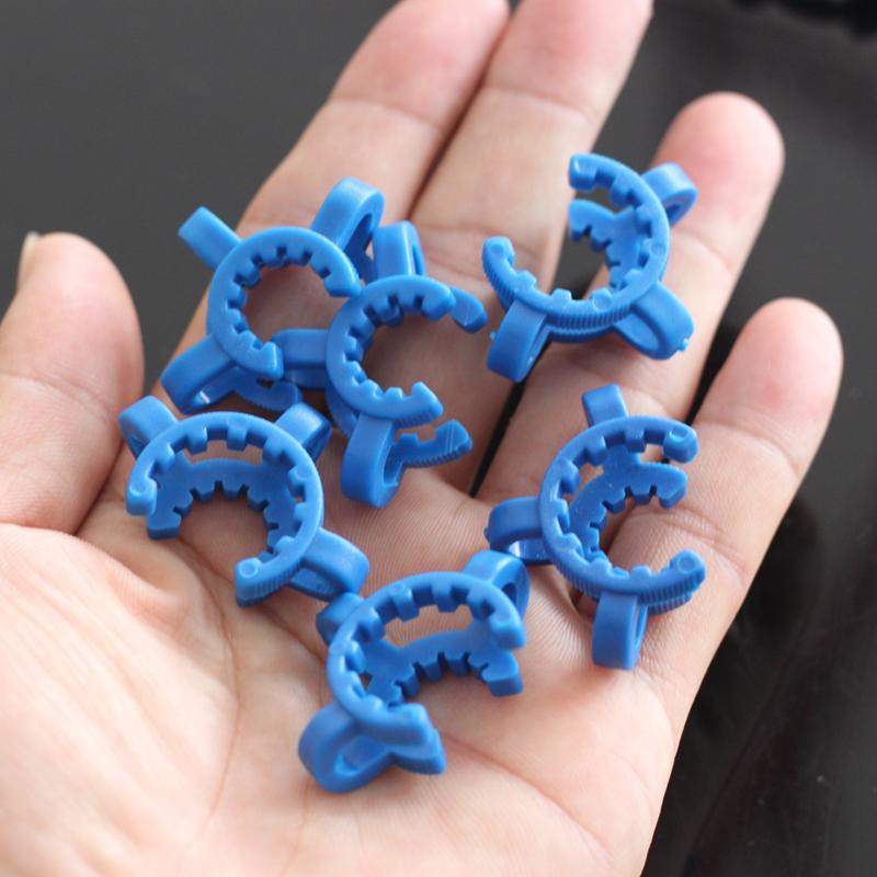 

cheapest 14.4mm 18.8mm Plastic Keck Clip Laboratory Lab Clamp Clip Plastic Lock Glass adapter for Glass Bong Nectar Collector