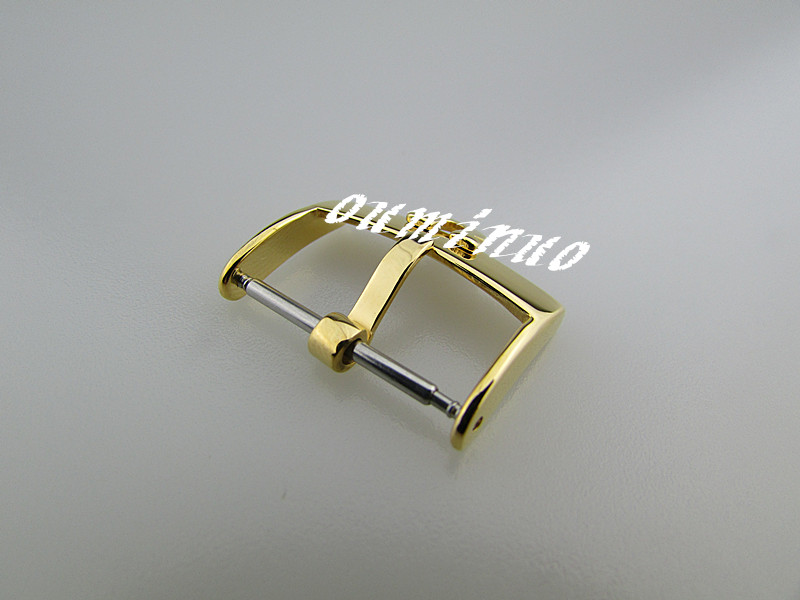 

16mm 18mm 20mm New high-quality Gold Polished Watch Band Strap Pin Buckle For Omega Watch