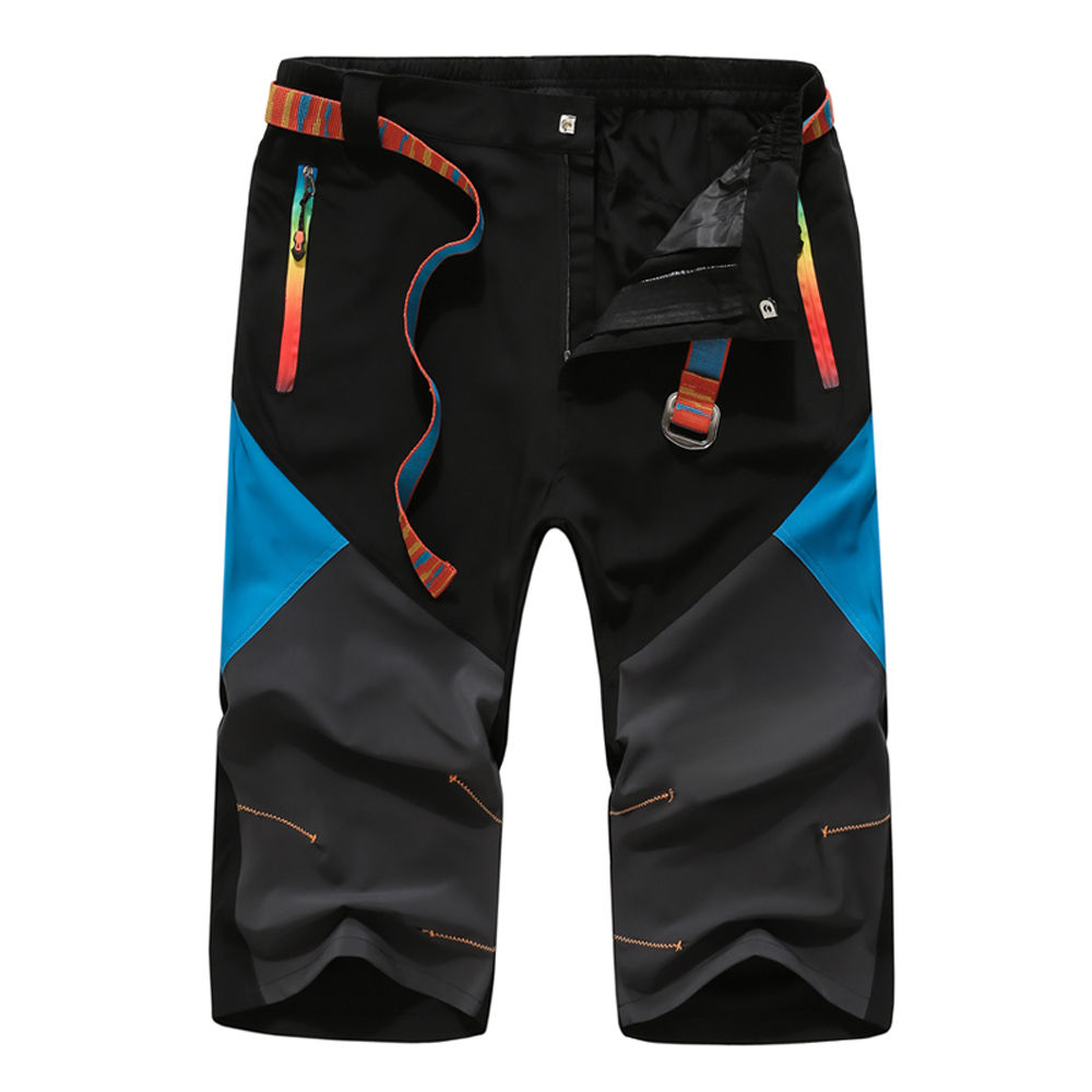 

Wholesale-2016 Men Calf Length Pants Summer Outdoor Overalls Men's Ski Pants Waterproof Climbing 3/4 Cargo Pants Trousers Big Size 3XL 4XL, Black