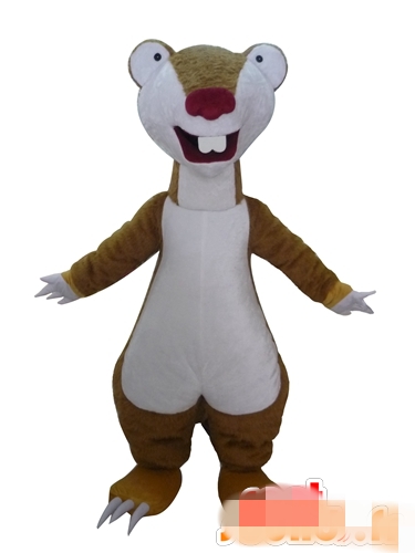 

Custom Brown squirrel mascot costume Adult Size free shipping