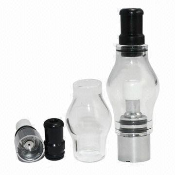 

Glass Globe Wax Atomizer Vaporizer With Single/Dual Cotton Ceramic Quartz Coils Dry Herb and Wax Starter Kit Atomizer DHL Free Shipping