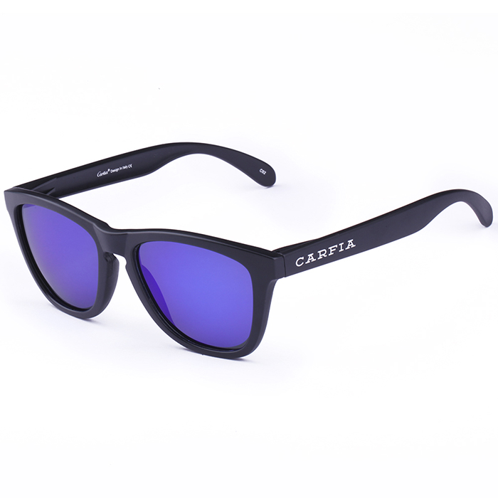 matte black blue polarized