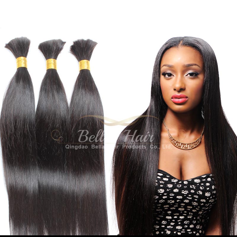 

Human Hair Weaves Brazilian Hair Bulks Human Hair Extensions Silky Straight Full Bundles Bellahair Drop Shipping