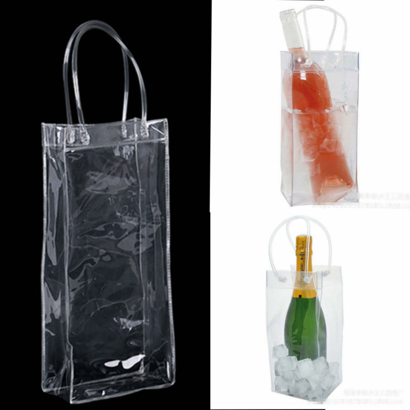 

Bag Gift Wine Beer Champagne Bucket Drink Ice Bag Bottle Cooler Chiller Foldable Carrier Favor Gift Festival Bags