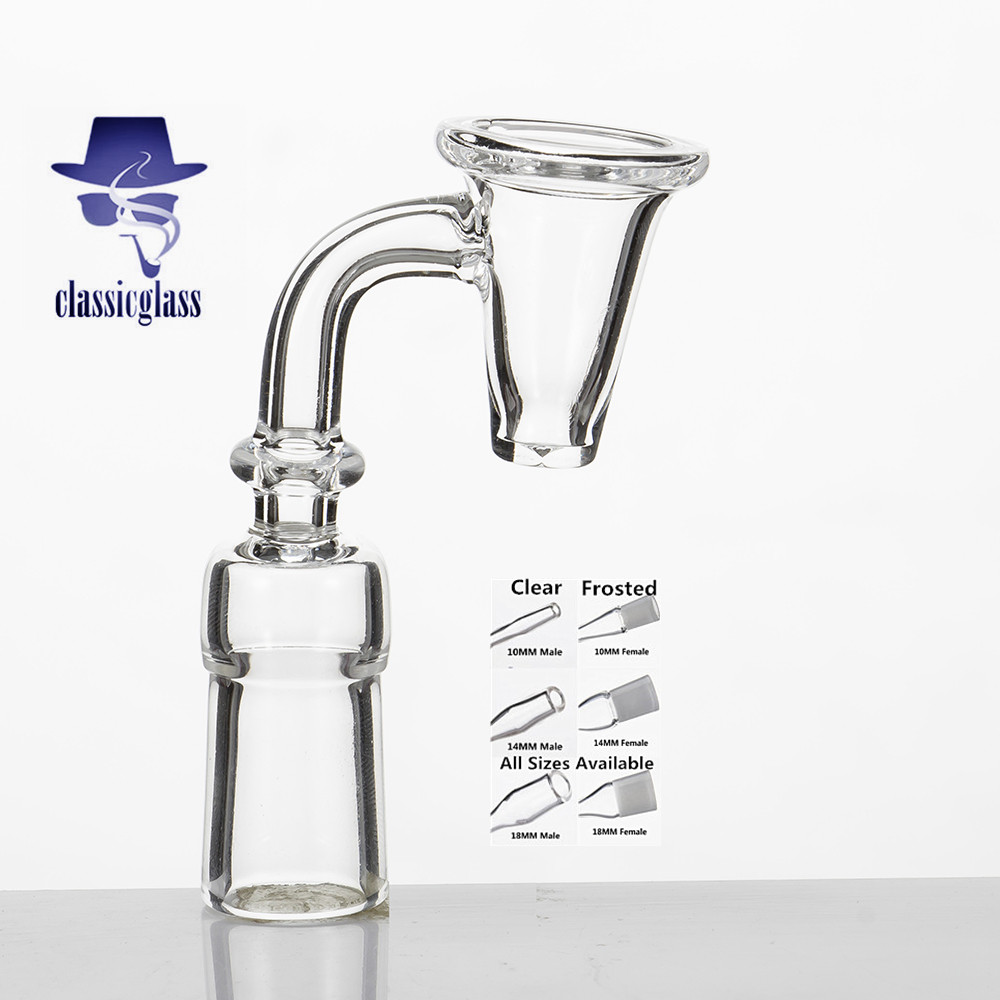 

Backboard Quartz Banger Nail 18/14/10mm Male/Female Clear Joint basketball hook Quartz Banger white Lip