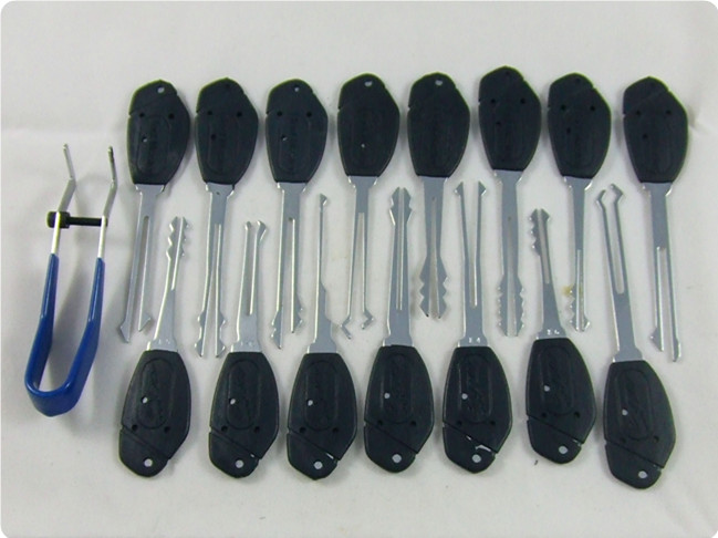 

high quality cheap KLOM Lock Quick unlocking pick set for Auto locksmith tool 16-picks Y shaft
