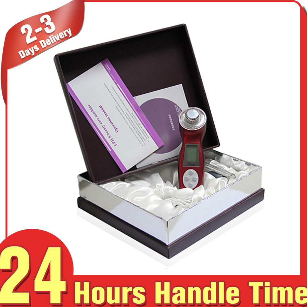 

Brand New Portable 3MHz Ultrasonic Sonic Ion Photon Skin Rejuvenation Face Massager Facial Whiten Beauty Device