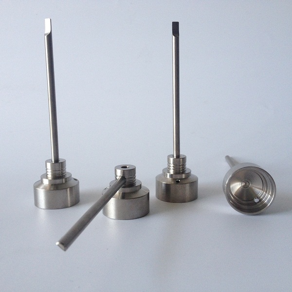 

The latest upgrade Titanium Carb Cap Titanium GR2 fit 25mm Quartz dish for oil rigs glass water bongs free shipping in stock