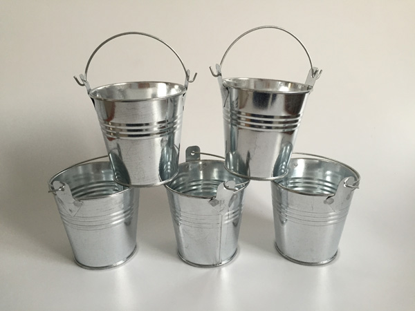 

D7.5XH7.5CM Metal cup Planter tin box Iron pots Silvery wedding Succulent Pot mini bucket SF-020S
