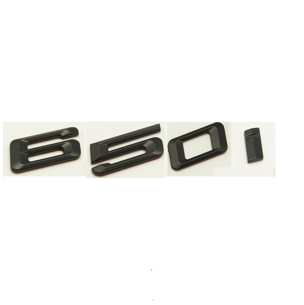 

Black " 650 i " Number Trunk Letters Emblem Badge Sticker for BMW 6 Series 650i