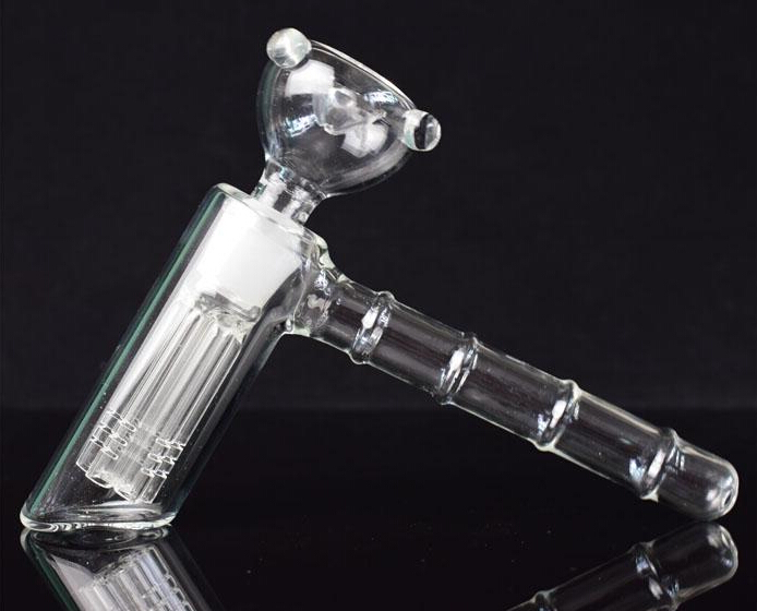 

New glass hammer 6 Arm perc glass percolator bubbler water pipe matrix smoking pipes tobacco pipe bong bongs showerhead perc two functions