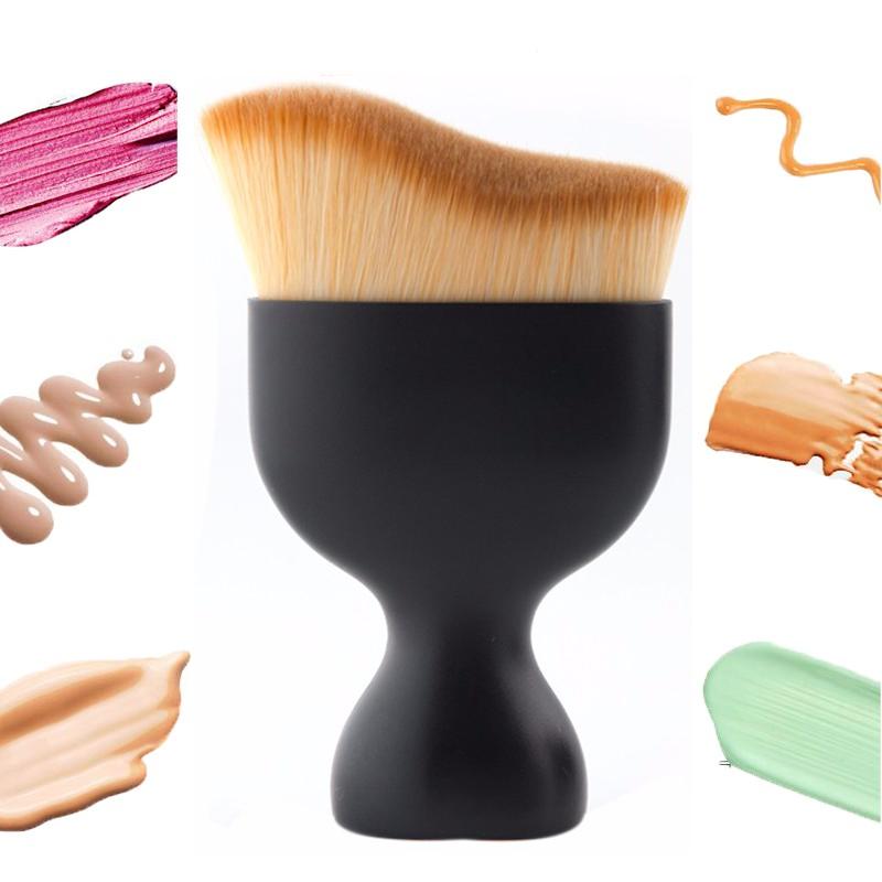 

Hot Sale Contour Foundation Brush S Shape Cream Makeup Brushes Loose Powder Brush Multifunctional Make Up Brushes