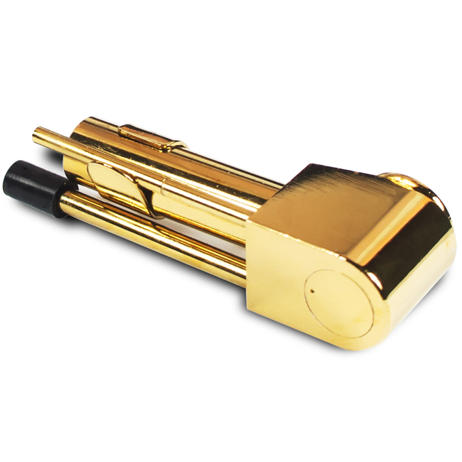 

Proto Pipe, Gold and Silver Color Metal/Smoking Pipe, Smoking Accessories, Free Mix Color Shipping