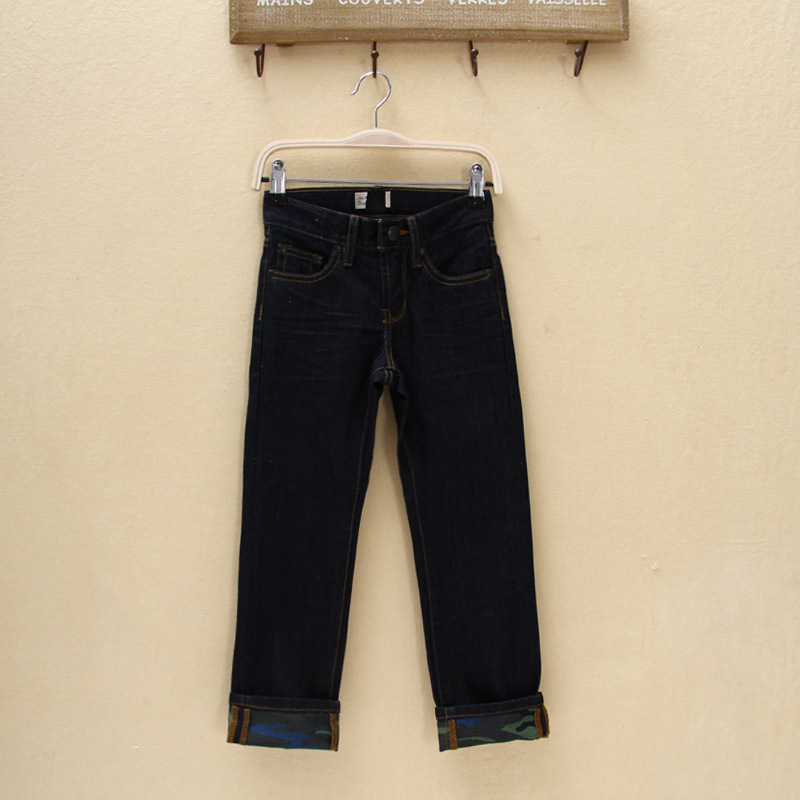 2016 vente directe de la marque unisexe Solid Marque garçons jeans pantalons de haute qualité enfants automne denim mode pour garçon hiver nom pa