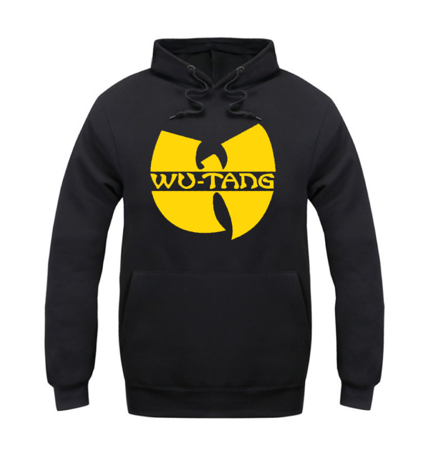 

Wholesale-wu tang clan hoodie for men classic style winter sweatshirt 5 style sportswear hip hop jacket clothing fast shipping ePacket, Black