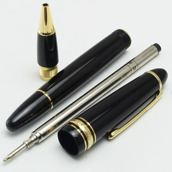 

Famous Roller ball pen matte black roller ball Pen school and office writing pens with series number