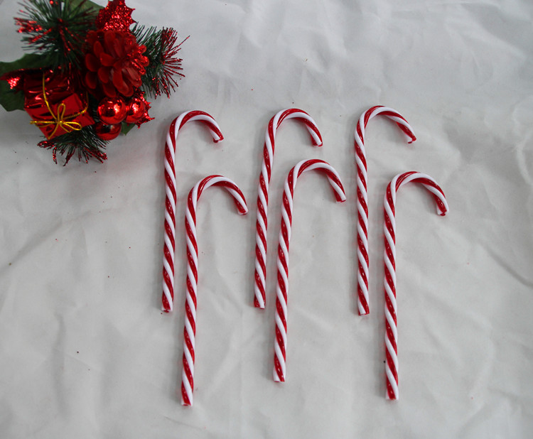 Vente en gros Nouveaux décorations de Noël 72pieces / Lot 15cm Colas Stick Stick Candy Canne Décorations de Noël Livraison Gratuite